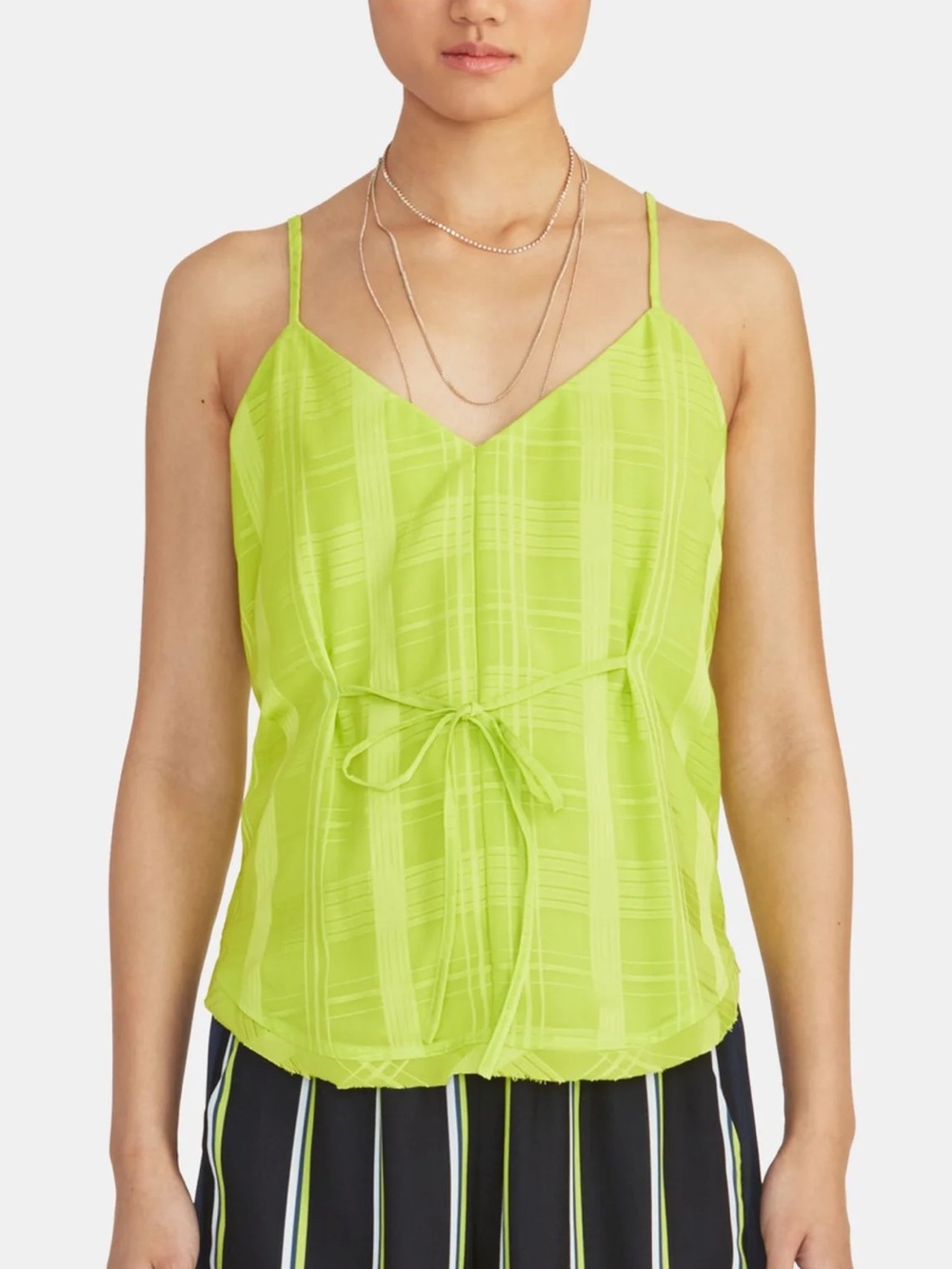 Rachel Rachel Roy lime green camisole